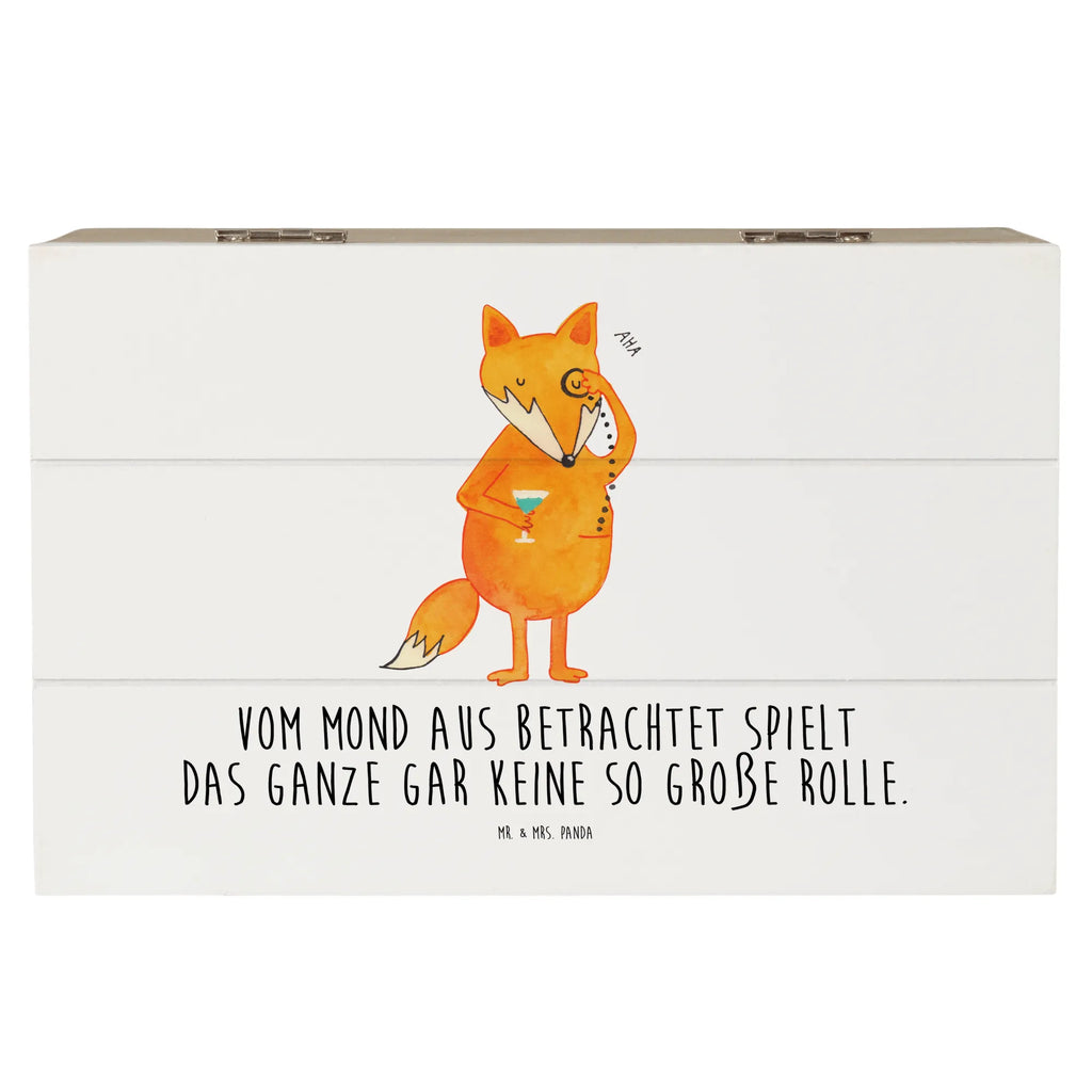 Holzkiste Fuchs Lord Holzkiste, Kiste, Schatzkiste, Truhe, Schatulle, XXL, Erinnerungsbox, Erinnerungskiste, Dekokiste, Aufbewahrungsbox, Geschenkbox, Geschenkdose, Fuchs, Füchse, tröstende Worte, Spruch lustig, Liebeskummer Geschenk, Motivation Spruch, Problemlösung