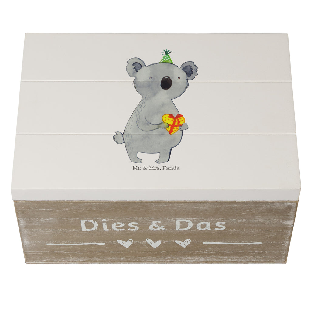 Holzkiste Koala Geschenk Holzkiste, Kiste, Schatzkiste, Truhe, Schatulle, XXL, Erinnerungsbox, Erinnerungskiste, Dekokiste, Aufbewahrungsbox, Geschenkbox, Geschenkdose, Koala, Koalabär, Geschenk, Geburtstag, Party