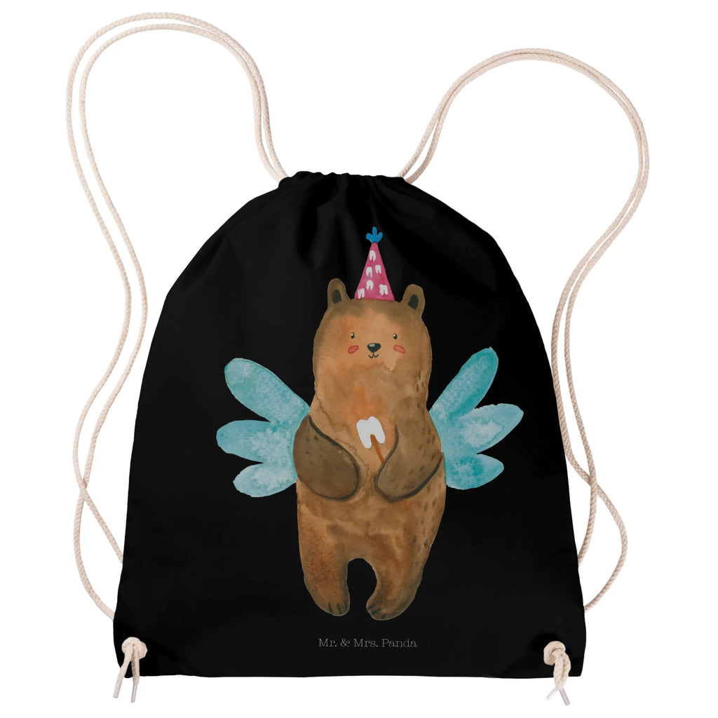 Sportbeutel Bär Zahnfee Sportbeutel, Turnbeutel, Beutel, Sporttasche, Tasche, Stoffbeutel, Sportbeutel Kinder, Gymsack, Beutel Rucksack, Kleine Sporttasche, Sportzubehör, Turnbeutel Baumwolle, Bär, Teddy, Teddybär, Zahnfee, Fee, Milchzahn, Erster Zahn