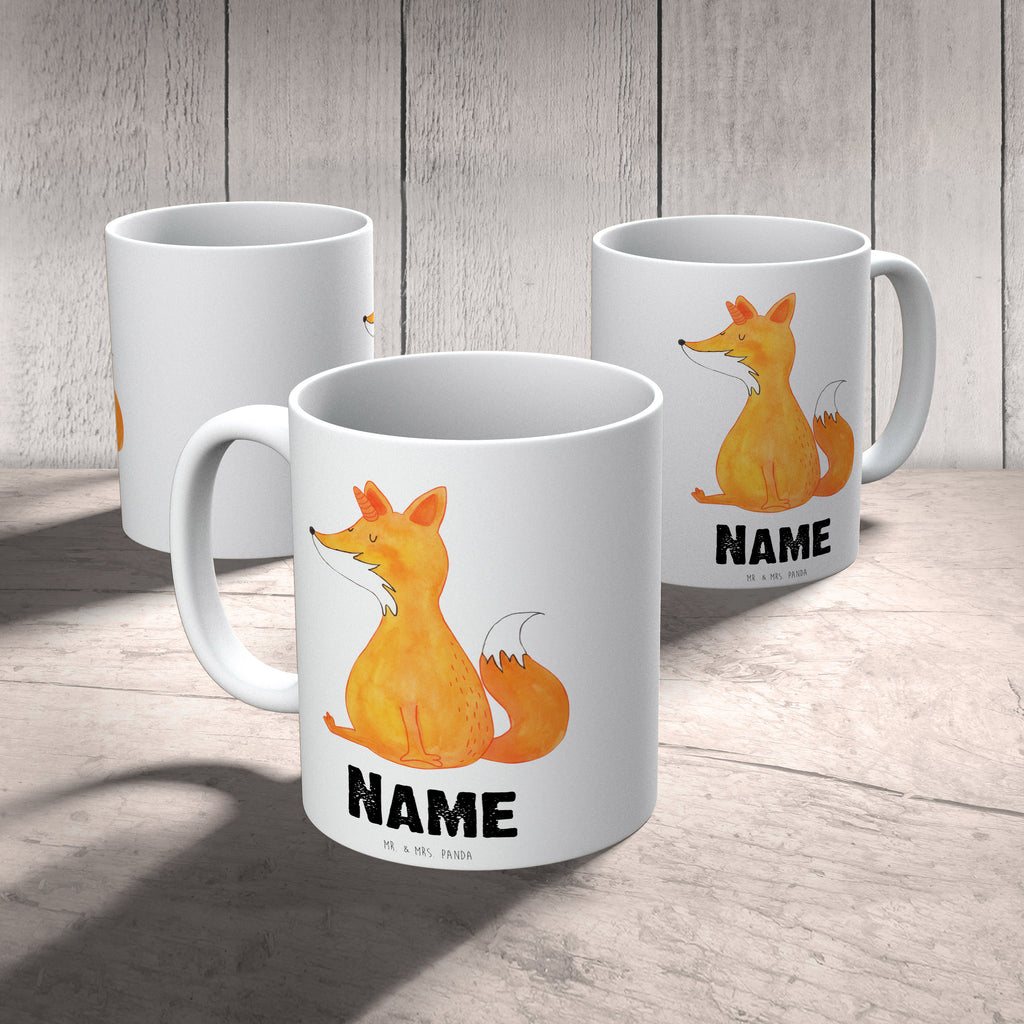 Personalisierte Tasse Fuchshörnchen Wunsch Personalisierte Tasse, Namenstasse, Wunschname, Personalisiert, Tasse, Namen, Drucken, Tasse mit Namen, Einhorn, Einhörner, Einhorn Deko, Pegasus, Unicorn, Fuchs, Unicorns, Fuchshörnchen, Fuchshorn, Foxycorn, Füchse