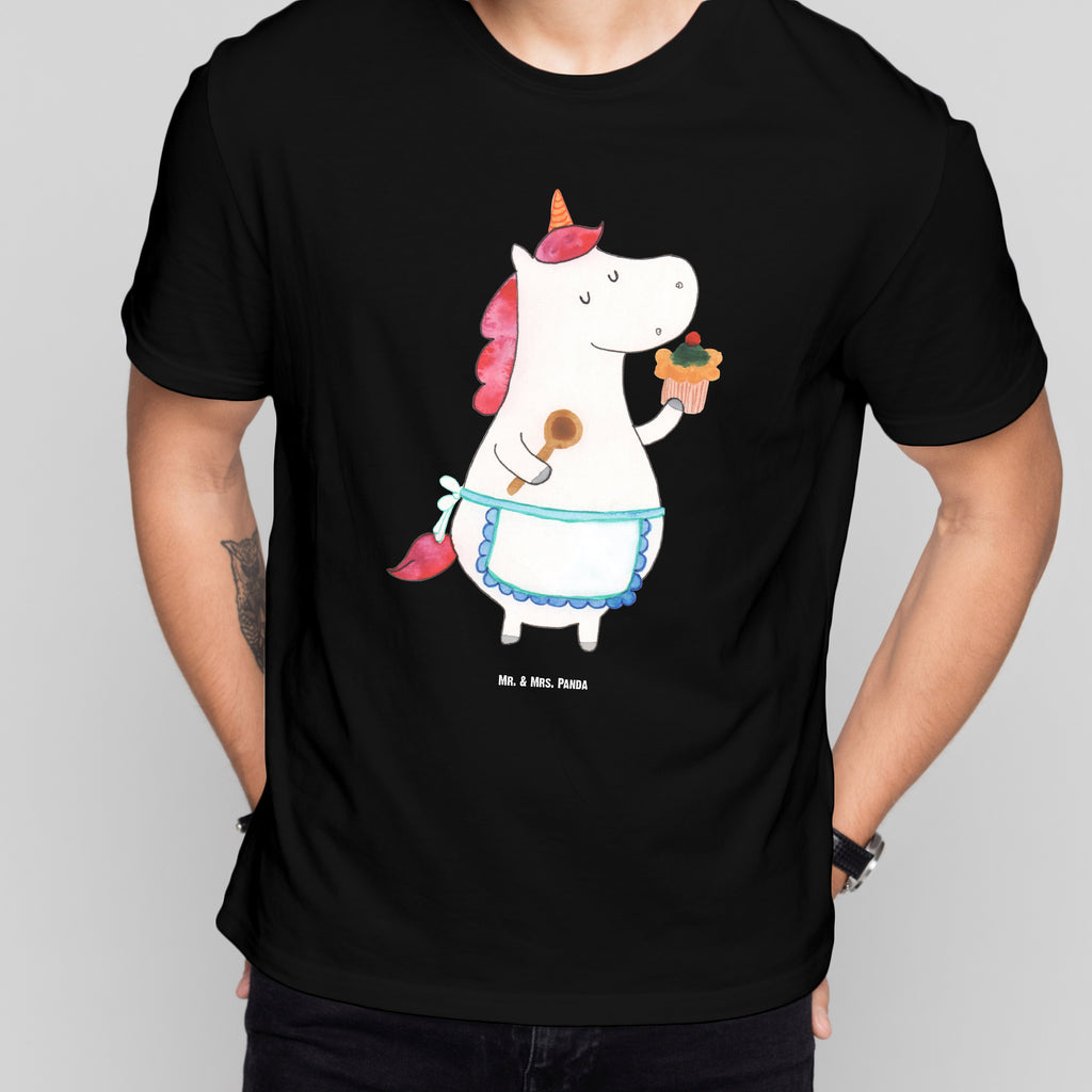 T-Shirt Standard Einhorn Küchenfee T-Shirt, Shirt, Tshirt, Lustiges T-Shirt, T-Shirt mit Spruch, Party, Junggesellenabschied, Jubiläum, Geburstag, Herrn, Damen, Männer, Frauen, Schlafshirt, Nachthemd, Sprüche, Einhorn, Einhörner, Einhorn Deko, Pegasus, Unicorn, backen, Muffin, Motivation, Träumer, träumen, Bäckerin, Hobbykoch, Koch, Torte, Kuchen