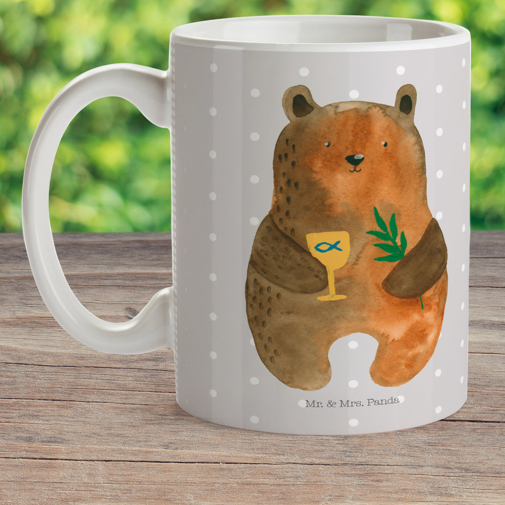 Kindertasse Konfirmation-Bär Kindertasse, Kinder Tasse, Kunststoff Tasse, Kindergarten Tasse, Trinkbecher, Camping Becher, Kaffeetasse, Kunststoffbecher, Kindergartenbecher, Outdoorgeschirr, Kunststoffgeschirr, Reisebecher, Reisetasse, Kinderbecher, Bruchfeste Tasse, Bruchsichere Tasse, Plastik Tasse, Plastiktasse, Bär, Teddy, Teddybär, Konfirmation, Kirche, evangelisch, Gottesdienst