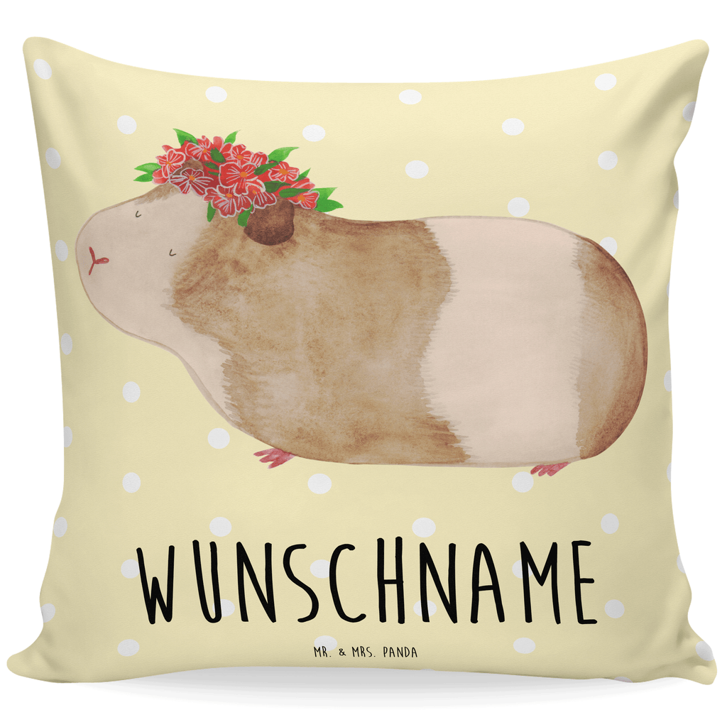 Personalisiertes Kissen Meerschweinchen weise Kissen, personalisiert, Name, Wunschname, bedrucken, Kopfkissen, Tiermotive, Gute Laune, lustige Sprüche, Tiere, Meerschweinchen, Meerie, Meeries, Wunder, Blumenkind, Realität, Spruch, Weisheit, Motivation, Wunderland