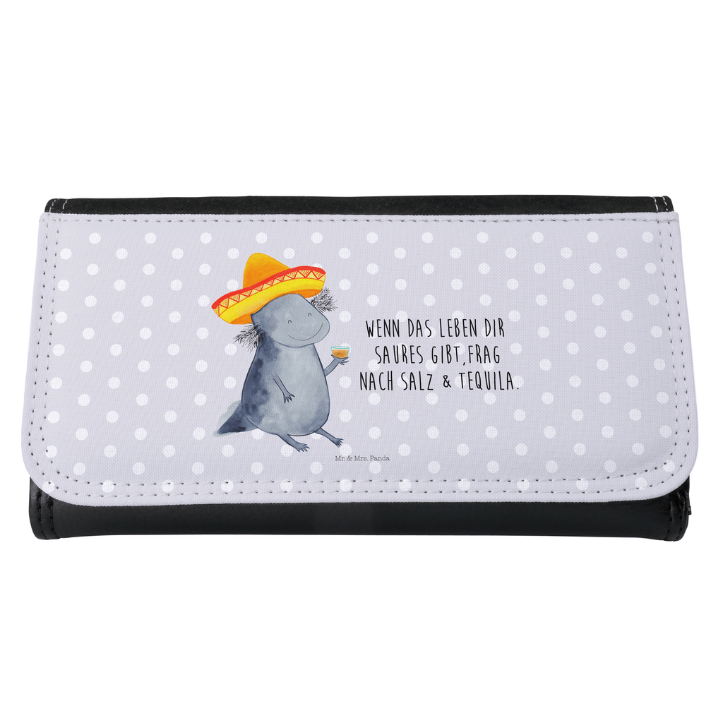 Damen Portemonnaie Axolotl Tequila Portemonnaie, Portemonee, Geldbörse, Damen, Groß, XXL, Geldbeutel, Portemonnaies, Axolotl, Molch, Mexico, Mexiko, Sombrero, Zitrone, Tequila, Motivation, Spruch, Schwanzlurch, Lurch, Lurche, Axolot, Feuerdrache, Feuersalamander