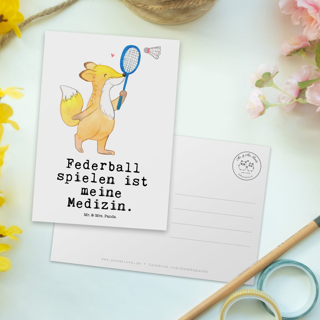 Postkarte Fuchs Federball spielen Medizin Postkarte, Karte, Geschenkkarte, Grußkarte, Einladung, Ansichtskarte, Geburtstagskarte, Einladungskarte, Dankeskarte, Ansichtskarten, Einladung Geburtstag, Einladungskarten Geburtstag, Geschenk, Sport, Sportart, Hobby, Schenken, Danke, Dankeschön, Auszeichnung, Gewinn, Sportler, Federball spielen, Badminton