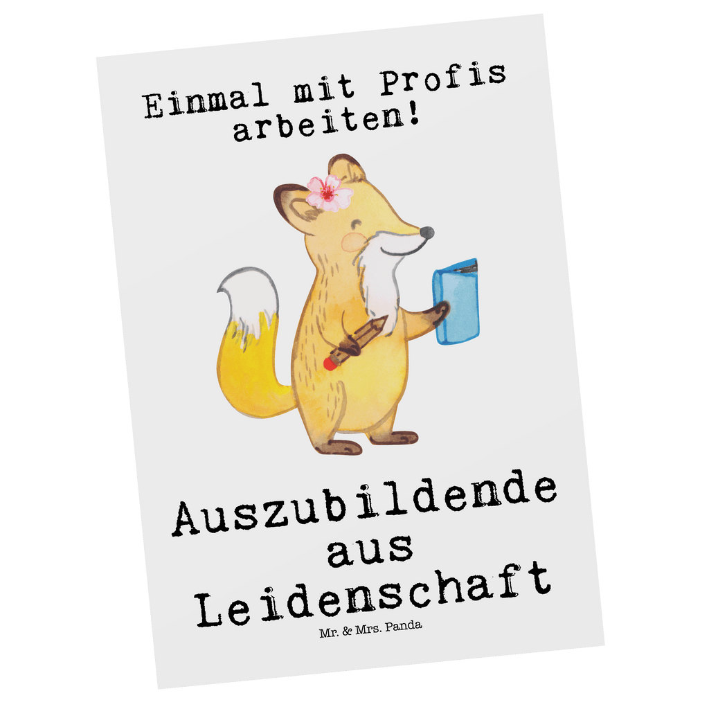 Postkarte Auszubildende aus Leidenschaft Postkarte, Karte, Geschenkkarte, Grußkarte, Einladung, Ansichtskarte, Geburtstagskarte, Einladungskarte, Dankeskarte, Ansichtskarten, Einladung Geburtstag, Einladungskarten Geburtstag, Beruf, Ausbildung, Jubiläum, Abschied, Rente, Kollege, Kollegin, Geschenk, Schenken, Arbeitskollege, Mitarbeiter, Firma, Danke, Dankeschön, Auszubildende, Azubine, Ausbildungsbeginn, Abschlussprüfung, Beginn der Ausbildung, Glücksbringer zur Ausbildung