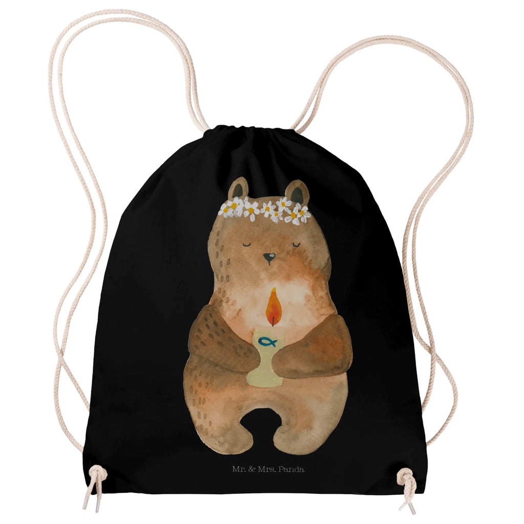 Sportbeutel Bär Kommunion Sportbeutel, Turnbeutel, Beutel, Sporttasche, Tasche, Stoffbeutel, Sportbeutel Kinder, Gymsack, Beutel Rucksack, Kleine Sporttasche, Sportzubehör, Turnbeutel Baumwolle, Bär, Teddy, Teddybär, Kommunion, Gottes Segen, Taufkerze, katholisch