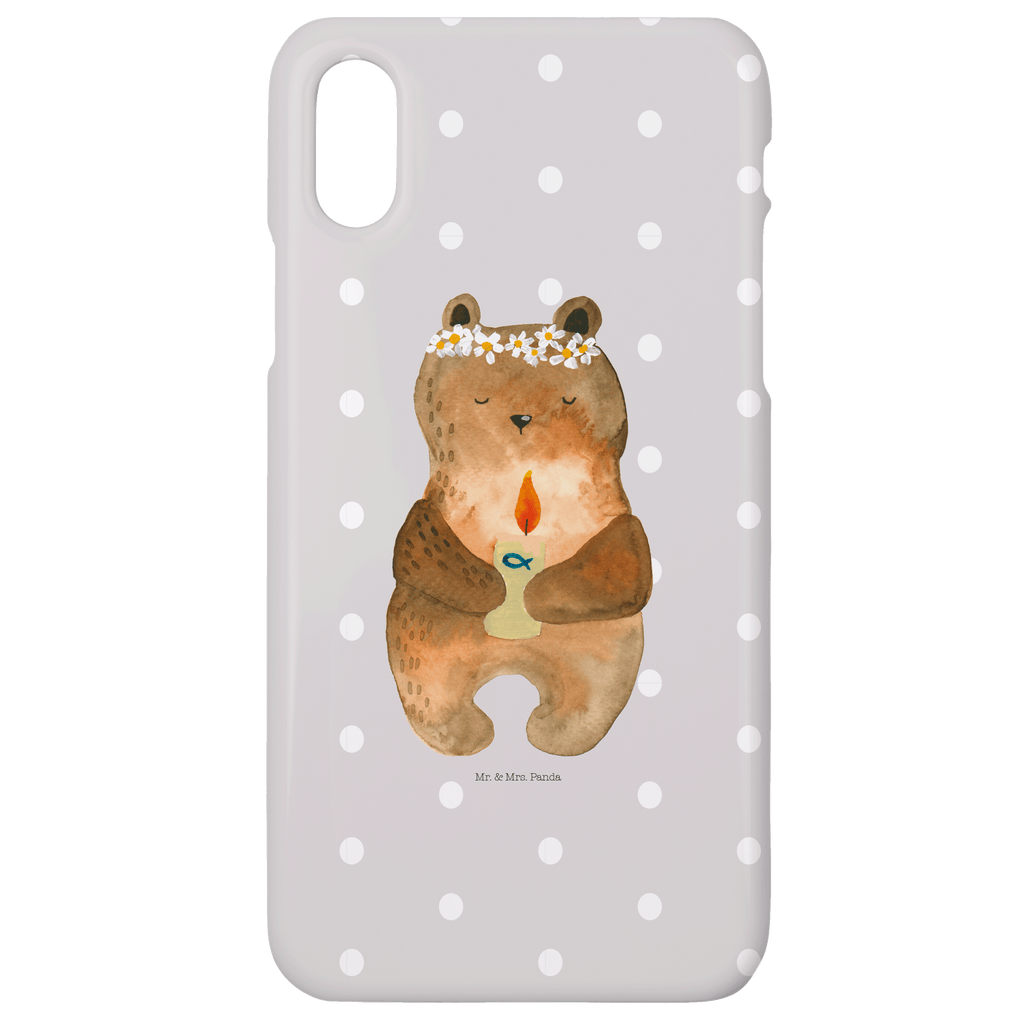 Handyhülle Bär Kommunion Handyhülle, Handycover, Cover, Handy, Hülle, Iphone 10, Iphone X, Bär, Teddy, Teddybär, Kommunion, Gottes Segen, Taufkerze, katholisch