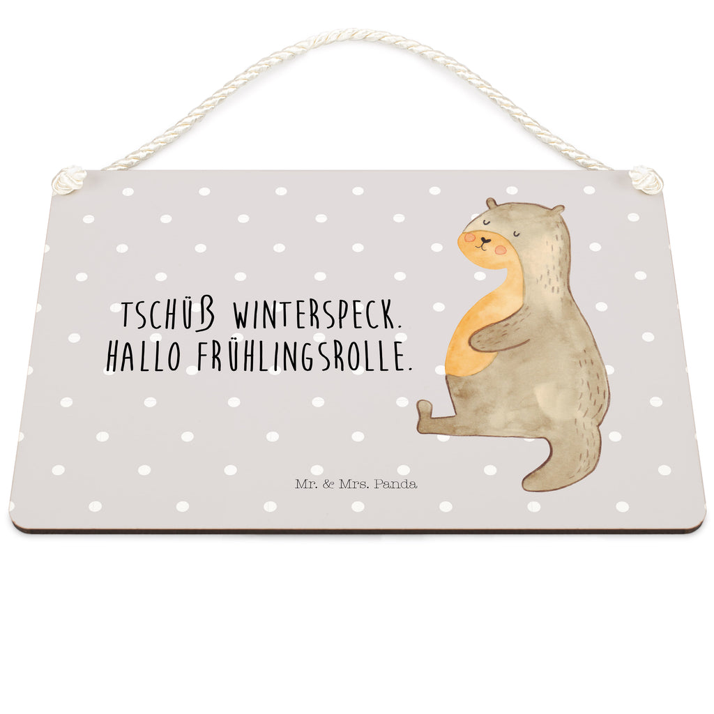 Deko Schild Otter Bauch Dekoschild, Deko Schild, Schild, Tür Schild, Türschild, Holzschild, Wandschild, Wanddeko, Otter, Fischotter, Seeotter, Otter Seeotter See Otter