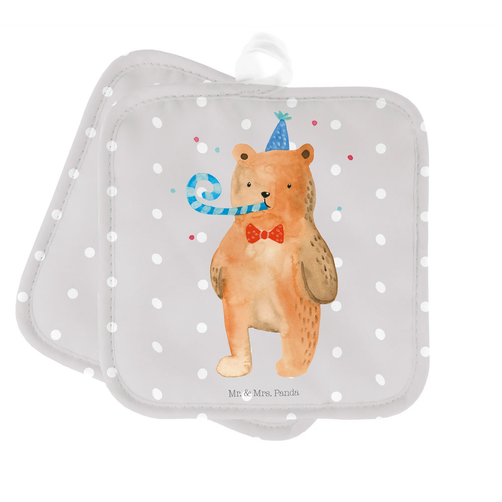 2er Set Topflappen  Bär Geburtstag Topflappen, Topfuntersetzer, Ofenhandschuh, Topflappen Set, Topflappen lustig, Topflappen mit Spruch, Ofenhandschuhe, Topfhandschuhe, Topfhandschuh, Topflappenset, Topflappen 2er Set, Schöne Topflappen, Bär, Teddy, Teddybär, Happy Birthday, Alles Gute, Glückwunsch, Geburtstag