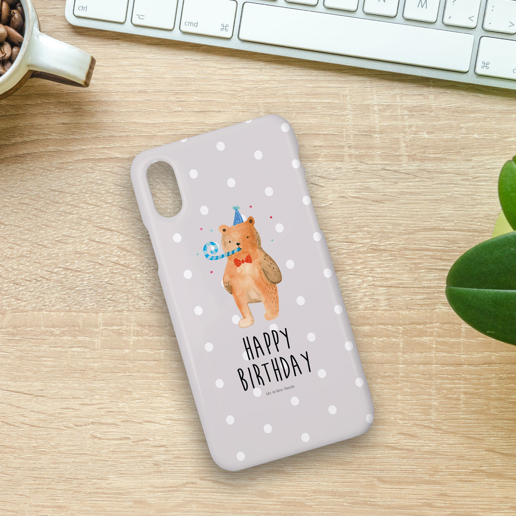 Handyhülle Bär Geburtstag Handyhülle, Handycover, Cover, Handy, Hülle, Samsung Galaxy S8 plus, Bär, Teddy, Teddybär, Happy Birthday, Alles Gute, Glückwunsch, Geburtstag