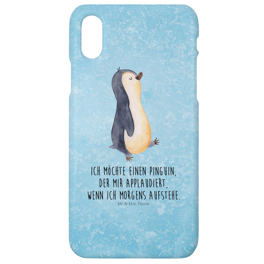 Handyhülle Pinguin marschieren Handyhülle, Handycover, Cover, Handy, Hülle, Iphone 10, Iphone X, Pinguin, Pinguine, Frühaufsteher, Langschläfer, Bruder, Schwester, Familie