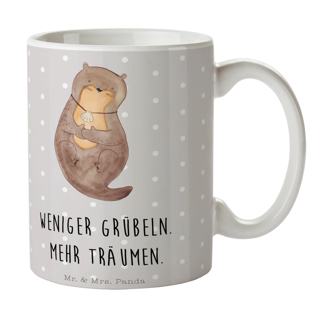 Tasse Otter Muschel Tasse, Kaffeetasse, Teetasse, Becher, Kaffeebecher, Teebecher, Keramiktasse, Porzellantasse, Büro Tasse, Geschenk Tasse, Tasse Sprüche, Tasse Motive, Kaffeetassen, Tasse bedrucken, Designer Tasse, Cappuccino Tassen, Schöne Teetassen, Otter, Fischotter, Seeotter, Otterliebe, grübeln, träumen, Motivation, Tagträumen, Büro