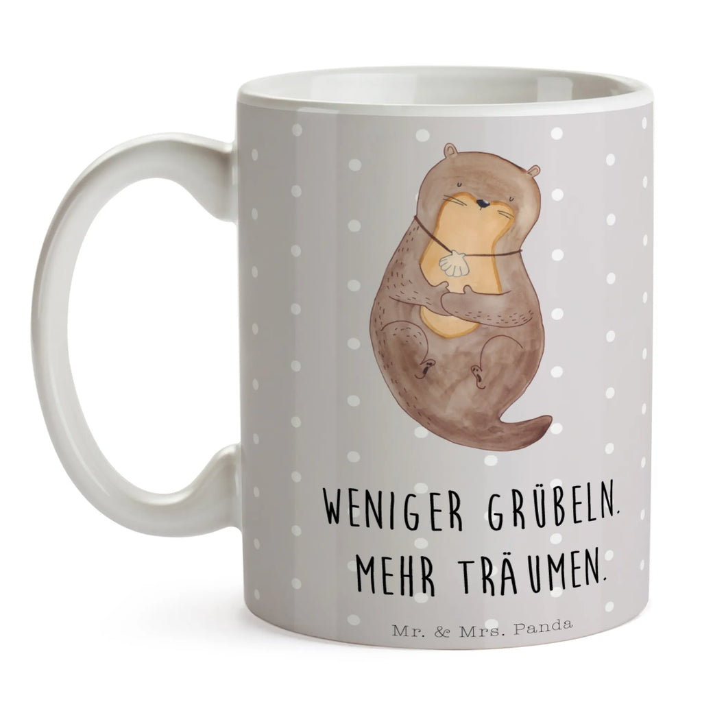 Tasse Otter Muschel Tasse, Kaffeetasse, Teetasse, Becher, Kaffeebecher, Teebecher, Keramiktasse, Porzellantasse, Büro Tasse, Geschenk Tasse, Tasse Sprüche, Tasse Motive, Kaffeetassen, Tasse bedrucken, Designer Tasse, Cappuccino Tassen, Schöne Teetassen, Otter, Fischotter, Seeotter, Otterliebe, grübeln, träumen, Motivation, Tagträumen, Büro