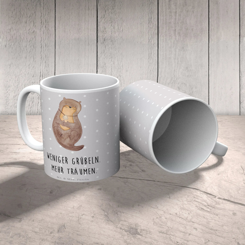 Tasse Otter Muschel Tasse, Kaffeetasse, Teetasse, Becher, Kaffeebecher, Teebecher, Keramiktasse, Porzellantasse, Büro Tasse, Geschenk Tasse, Tasse Sprüche, Tasse Motive, Kaffeetassen, Tasse bedrucken, Designer Tasse, Cappuccino Tassen, Schöne Teetassen, Otter, Fischotter, Seeotter, Otterliebe, grübeln, träumen, Motivation, Tagträumen, Büro