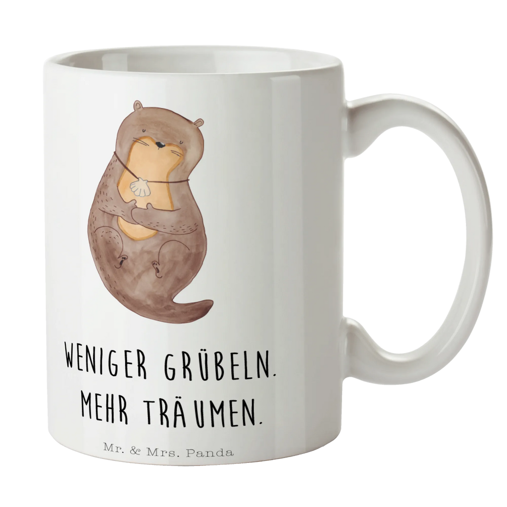 Tasse Otter Muschel Tasse, Kaffeetasse, Teetasse, Becher, Kaffeebecher, Teebecher, Keramiktasse, Porzellantasse, Büro Tasse, Geschenk Tasse, Tasse Sprüche, Tasse Motive, Kaffeetassen, Tasse bedrucken, Designer Tasse, Cappuccino Tassen, Schöne Teetassen, Otter, Fischotter, Seeotter, Otterliebe, grübeln, träumen, Motivation, Tagträumen, Büro