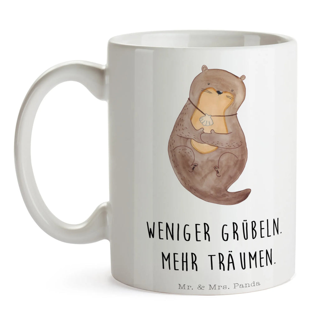 Tasse Otter Muschel Tasse, Kaffeetasse, Teetasse, Becher, Kaffeebecher, Teebecher, Keramiktasse, Porzellantasse, Büro Tasse, Geschenk Tasse, Tasse Sprüche, Tasse Motive, Kaffeetassen, Tasse bedrucken, Designer Tasse, Cappuccino Tassen, Schöne Teetassen, Otter, Fischotter, Seeotter, Otterliebe, grübeln, träumen, Motivation, Tagträumen, Büro