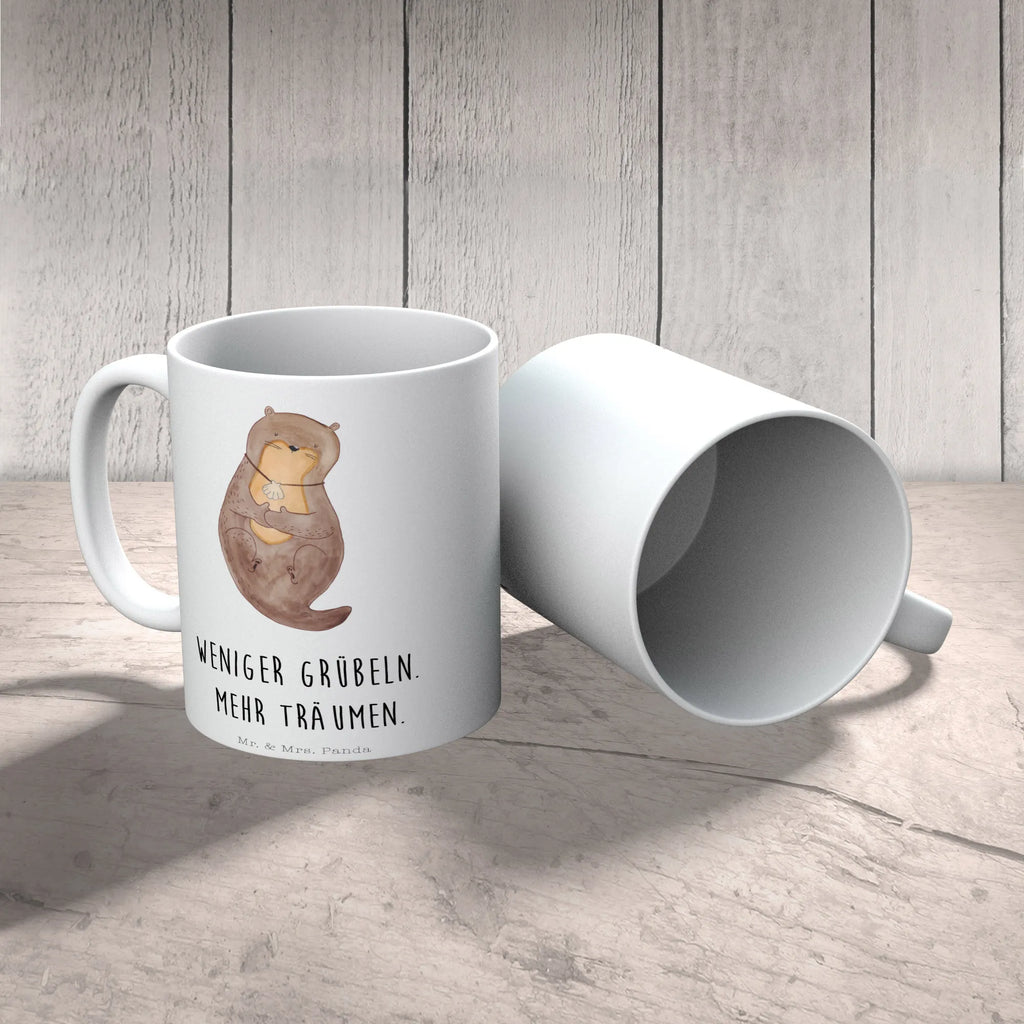 Tasse Otter Muschel Tasse, Kaffeetasse, Teetasse, Becher, Kaffeebecher, Teebecher, Keramiktasse, Porzellantasse, Büro Tasse, Geschenk Tasse, Tasse Sprüche, Tasse Motive, Kaffeetassen, Tasse bedrucken, Designer Tasse, Cappuccino Tassen, Schöne Teetassen, Otter, Fischotter, Seeotter, Otterliebe, grübeln, träumen, Motivation, Tagträumen, Büro