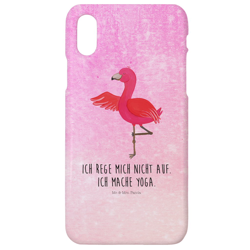 Handyhülle Flamingo Yoga Handyhülle, Handycover, Cover, Handy, Hülle, Iphone 10, Iphone X, Flamingo, Vogel, Yoga, Namaste, Achtsamkeit, Yoga-Übung, Entspannung, Ärger, Aufregen, Tiefenentspannung