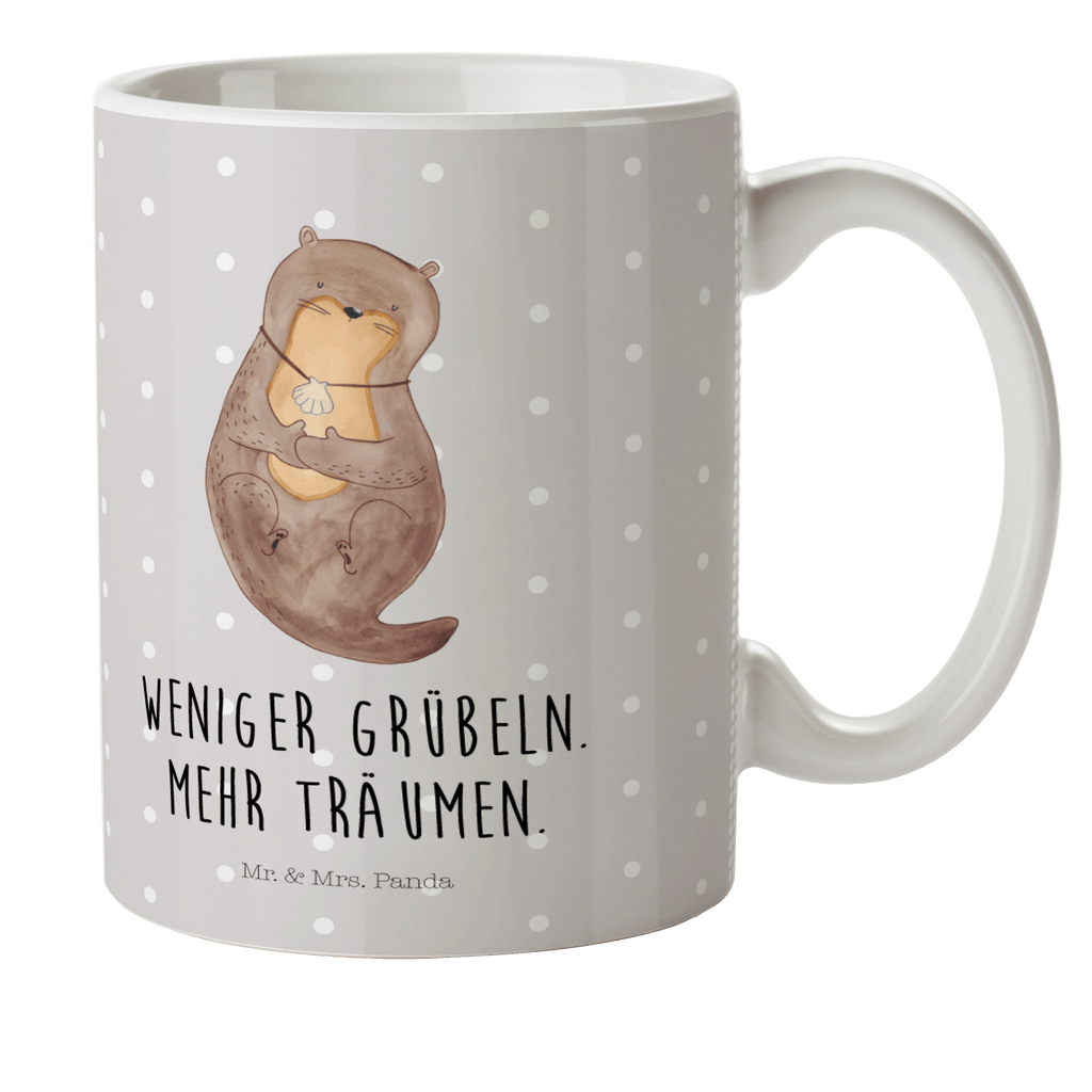 Kindertasse Otter Muschel Kindertasse, Kinder Tasse, Kunststoff Tasse, Kindergarten Tasse, Trinkbecher, Camping Becher, Kaffeetasse, Kunststoffbecher, Kindergartenbecher, Outdoorgeschirr, Kunststoffgeschirr, Reisebecher, Reisetasse, Kinderbecher, Bruchfeste Tasse, Bruchsichere Tasse, Plastik Tasse, Plastiktasse, Otter, Fischotter, Seeotter, Otterliebe, grübeln, träumen, Motivation, Tagträumen, Büro