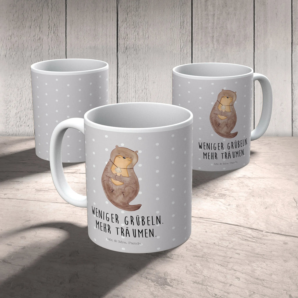 Kindertasse Otter Muschel Kindertasse, Kinder Tasse, Kunststoff Tasse, Kindergarten Tasse, Trinkbecher, Camping Becher, Kaffeetasse, Kunststoffbecher, Kindergartenbecher, Outdoorgeschirr, Kunststoffgeschirr, Reisebecher, Reisetasse, Kinderbecher, Bruchfeste Tasse, Bruchsichere Tasse, Plastik Tasse, Plastiktasse, Otter, Fischotter, Seeotter, Otterliebe, grübeln, träumen, Motivation, Tagträumen, Büro