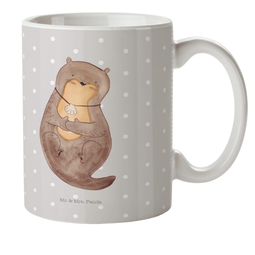 Kindertasse Otter Muschel Kindertasse, Kinder Tasse, Kunststoff Tasse, Kindergarten Tasse, Trinkbecher, Camping Becher, Kaffeetasse, Kunststoffbecher, Kindergartenbecher, Outdoorgeschirr, Kunststoffgeschirr, Reisebecher, Reisetasse, Kinderbecher, Bruchfeste Tasse, Bruchsichere Tasse, Plastik Tasse, Plastiktasse, Otter, Fischotter, Seeotter, Otterliebe, grübeln, träumen, Motivation, Tagträumen, Büro