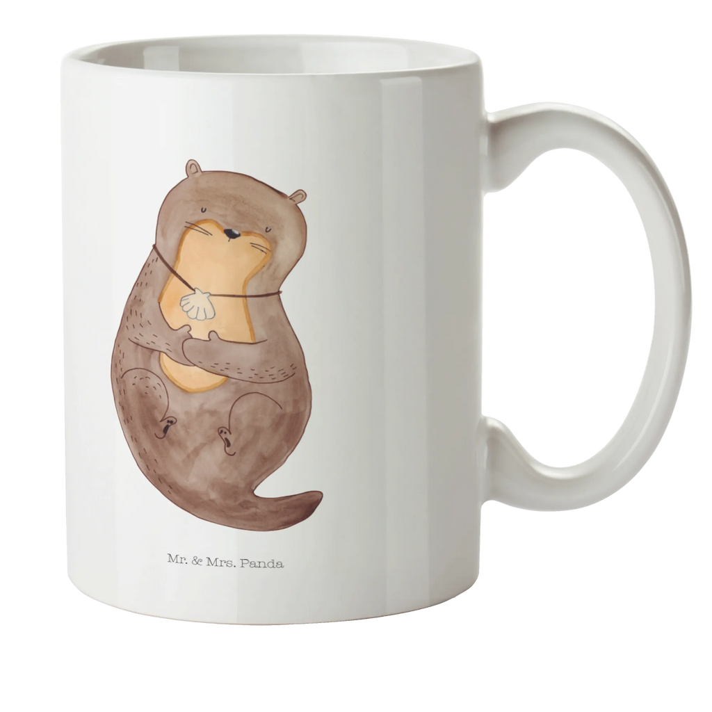 Kindertasse Otter Muschel Kindertasse, Kinder Tasse, Kunststoff Tasse, Kindergarten Tasse, Trinkbecher, Camping Becher, Kaffeetasse, Kunststoffbecher, Kindergartenbecher, Outdoorgeschirr, Kunststoffgeschirr, Reisebecher, Reisetasse, Kinderbecher, Bruchfeste Tasse, Bruchsichere Tasse, Plastik Tasse, Plastiktasse, Otter, Fischotter, Seeotter, Otterliebe, grübeln, träumen, Motivation, Tagträumen, Büro