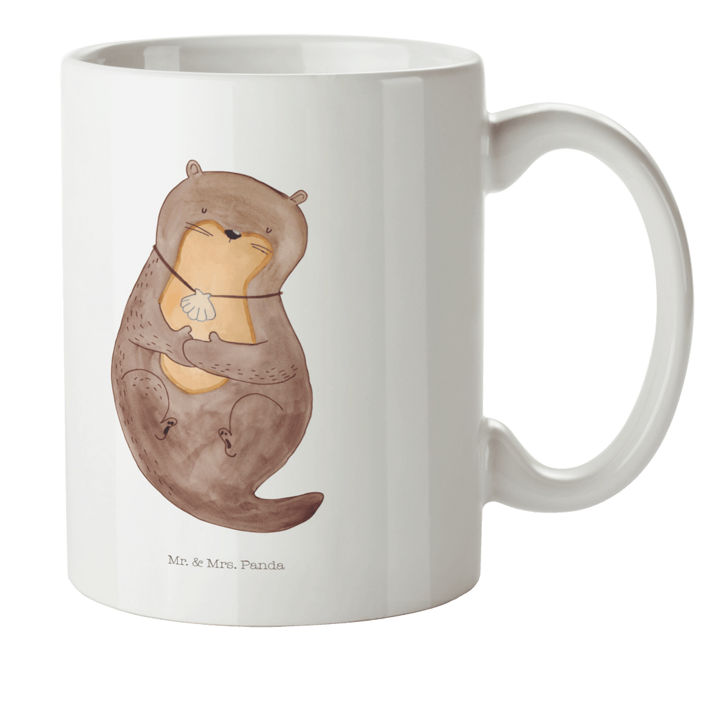 Kindertasse Otter Muschel Kindertasse, Kinder Tasse, Kunststoff Tasse, Kindergarten Tasse, Trinkbecher, Camping Becher, Kaffeetasse, Kunststoffbecher, Kindergartenbecher, Outdoorgeschirr, Kunststoffgeschirr, Reisebecher, Reisetasse, Kinderbecher, Bruchfeste Tasse, Bruchsichere Tasse, Plastik Tasse, Plastiktasse, Otter, Fischotter, Seeotter, Otterliebe, grübeln, träumen, Motivation, Tagträumen, Büro