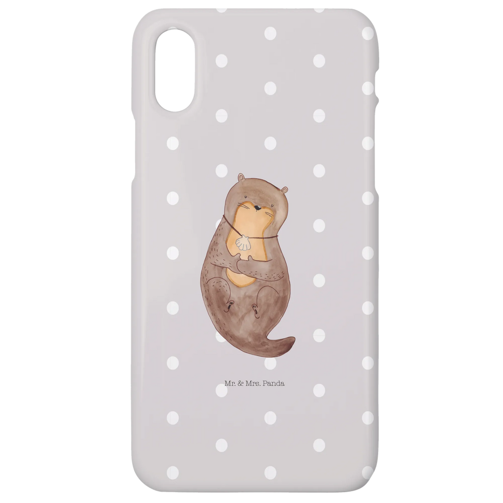 Handyhülle Otter Muschel Handyhülle, Handycover, Cover, Handy, Hülle, Iphone 10, Iphone X, Otter, Fischotter, Seeotter, Otterliebe, grübeln, träumen, Motivation, Tagträumen, Büro