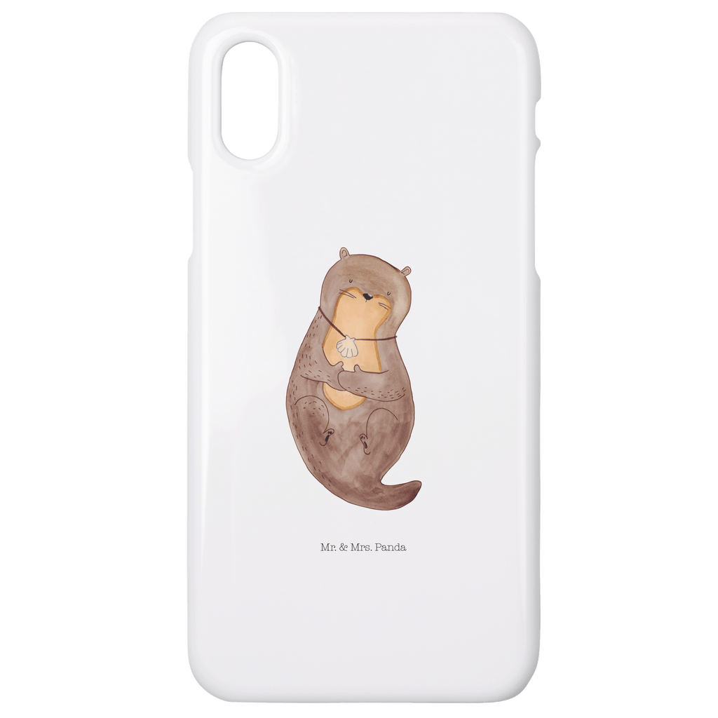 Handyhülle Otter Muschel Handyhülle, Handycover, Cover, Handy, Hülle, Iphone 10, Iphone X, Otter, Fischotter, Seeotter, Otterliebe, grübeln, träumen, Motivation, Tagträumen, Büro