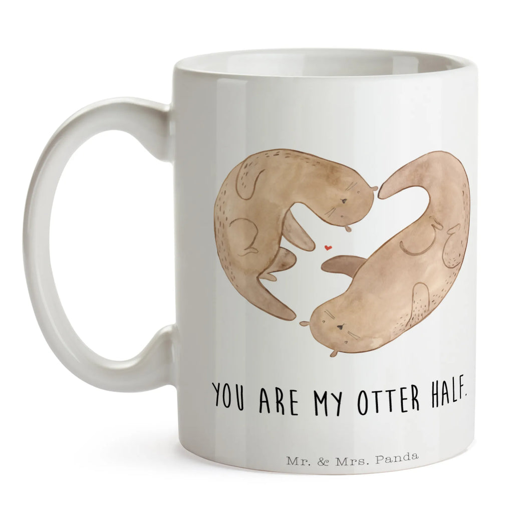 Tasse Otter Herz Tasse, Kaffeetasse, Teetasse, Becher, Kaffeebecher, Teebecher, Keramiktasse, Porzellantasse, Büro Tasse, Geschenk Tasse, Tasse Sprüche, Tasse Motive, Kaffeetassen, Tasse bedrucken, Designer Tasse, Cappuccino Tassen, Schöne Teetassen, Otter, Fischotter, Seeotter, Liebe, Herz, Liebesbeweis, Liebesgeschenk, Bessere Hälfte, Love you, Jahrestag, Hochzeitstag, Verlobung, gemeinsames Leben