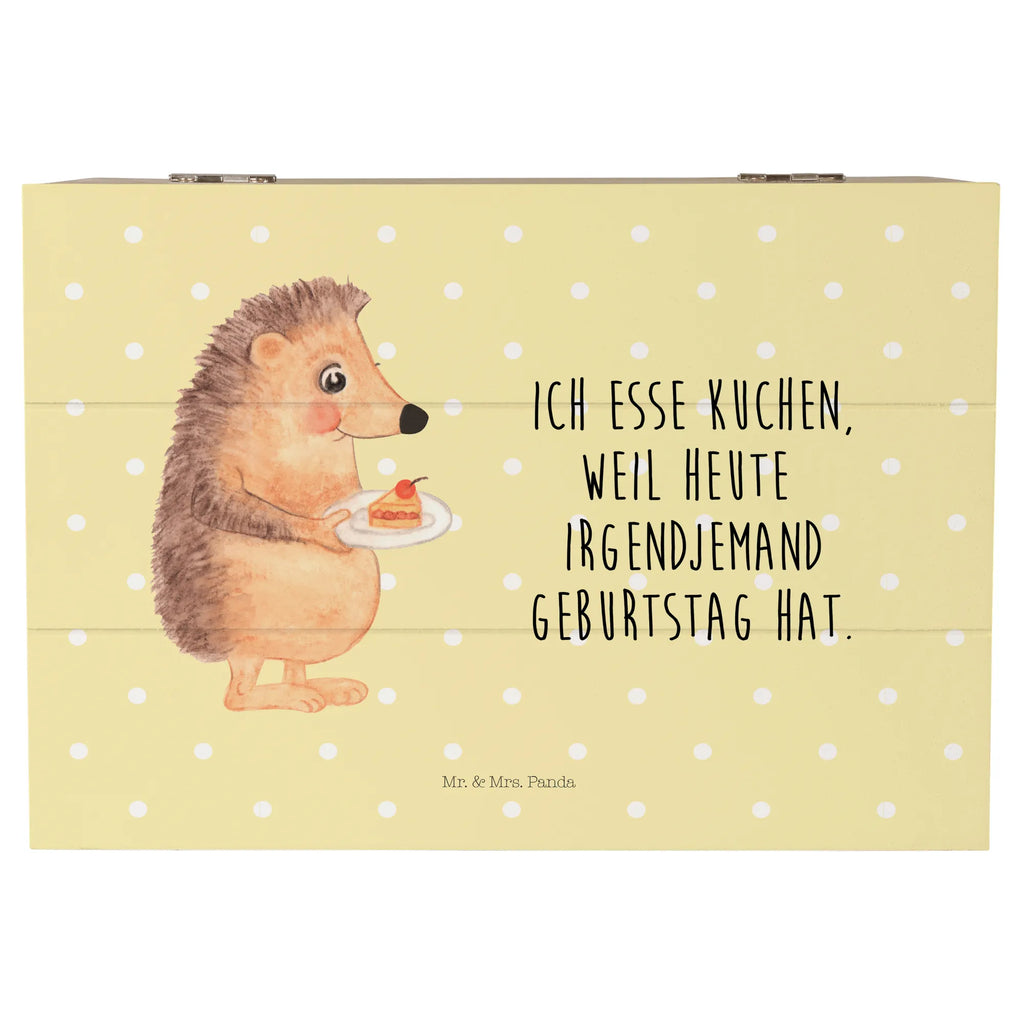 Holzkiste Igel Kuchenstück Holzkiste, Kiste, Schatzkiste, Truhe, Schatulle, XXL, Erinnerungsbox, Erinnerungskiste, Dekokiste, Aufbewahrungsbox, Geschenkbox, Geschenkdose, Tiermotive, Gute Laune, lustige Sprüche, Tiere, Igel, Essen Spruch, Kuchen, Backen Geschenk, Kuchen backen, Einladung Party, Geburtstagskuchen, Torte