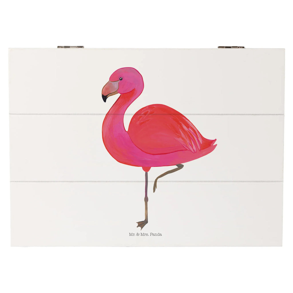 Holzkiste Flamingo Classic Holzkiste, Kiste, Schatzkiste, Truhe, Schatulle, XXL, Erinnerungsbox, Erinnerungskiste, Dekokiste, Aufbewahrungsbox, Geschenkbox, Geschenkdose, Flamingo, Einzigartig, Selbstliebe, Stolz, ich, für mich, Spruch, Freundin, Freundinnen, Außenseiter, Sohn, Tochter, Geschwister