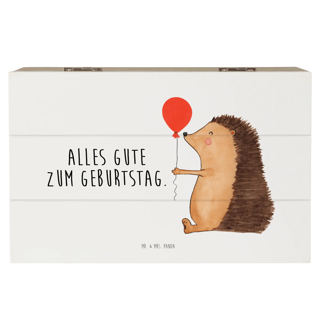 Holzkiste Igel Luftballon Holzkiste, Kiste, Schatzkiste, Truhe, Schatulle, XXL, Erinnerungsbox, Erinnerungskiste, Dekokiste, Aufbewahrungsbox, Geschenkbox, Geschenkdose, Tiermotive, Gute Laune, lustige Sprüche, Tiere, Igel, Geburtstag, Herzlichen Glückwunsch, Glückwunsch, Geburtstagskind, Ballon, Happy Birthday