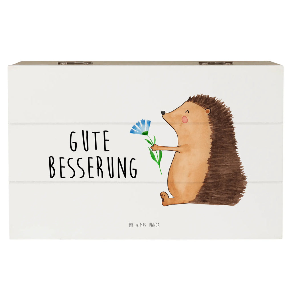 Holzkiste Igel Blumen Holzkiste, Kiste, Schatzkiste, Truhe, Schatulle, XXL, Erinnerungsbox, Erinnerungskiste, Dekokiste, Aufbewahrungsbox, Geschenkbox, Geschenkdose, Tiermotive, Gute Laune, lustige Sprüche, Tiere, Igel, Gute Besserung, Genesungswünsche, Krankheit, Krankenhaus, krank, Besuch