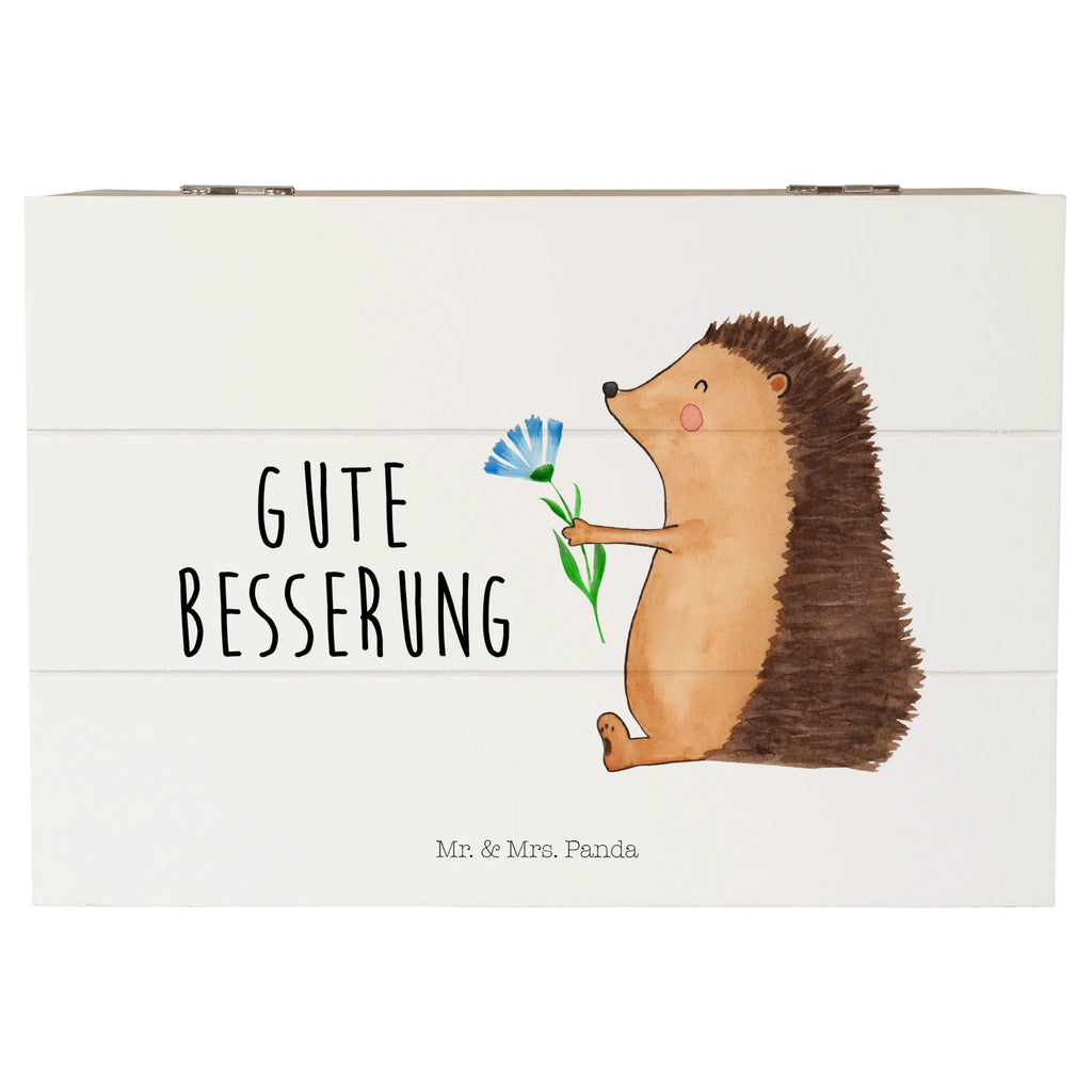 Holzkiste Igel Blumen Holzkiste, Kiste, Schatzkiste, Truhe, Schatulle, XXL, Erinnerungsbox, Erinnerungskiste, Dekokiste, Aufbewahrungsbox, Geschenkbox, Geschenkdose, Tiermotive, Gute Laune, lustige Sprüche, Tiere, Igel, Gute Besserung, Genesungswünsche, Krankheit, Krankenhaus, krank, Besuch