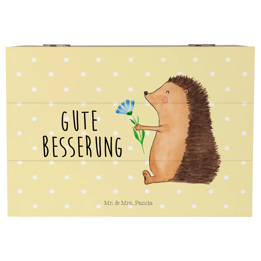 Holzkiste Igel Blumen Holzkiste, Kiste, Schatzkiste, Truhe, Schatulle, XXL, Erinnerungsbox, Erinnerungskiste, Dekokiste, Aufbewahrungsbox, Geschenkbox, Geschenkdose, Tiermotive, Gute Laune, lustige Sprüche, Tiere, Igel, Gute Besserung, Genesungswünsche, Krankheit, Krankenhaus, krank, Besuch