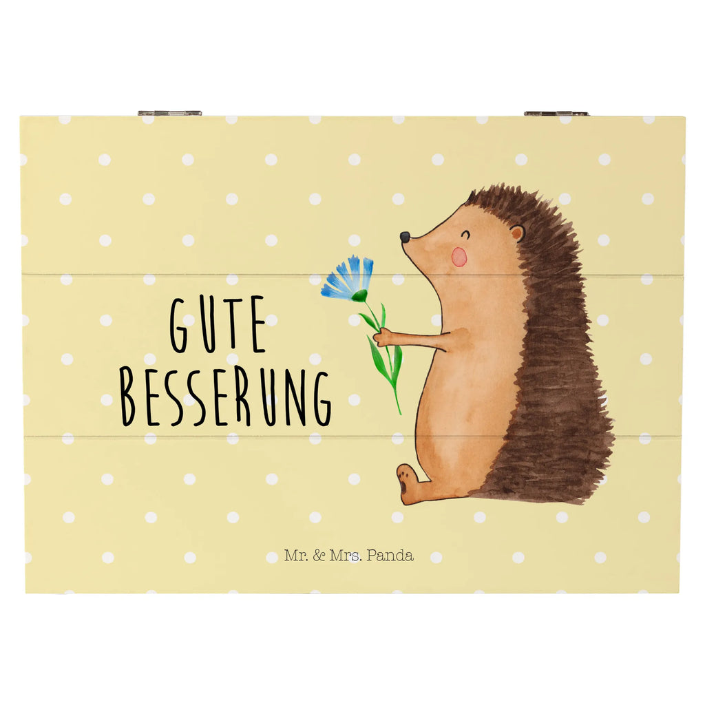 Holzkiste Igel Blumen Holzkiste, Kiste, Schatzkiste, Truhe, Schatulle, XXL, Erinnerungsbox, Erinnerungskiste, Dekokiste, Aufbewahrungsbox, Geschenkbox, Geschenkdose, Tiermotive, Gute Laune, lustige Sprüche, Tiere, Igel, Gute Besserung, Genesungswünsche, Krankheit, Krankenhaus, krank, Besuch