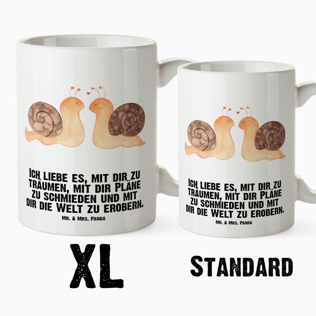 XL Tasse Schnecken Liebe XL Tasse, Große Tasse, Grosse Kaffeetasse, XL Becher, XL Teetasse, spülmaschinenfest, Jumbo Tasse, Groß, Liebe, Partner, Freund, Freundin, Ehemann, Ehefrau, Heiraten, Verlobung, Heiratsantrag, Liebesgeschenk, Jahrestag, Hocheitstag