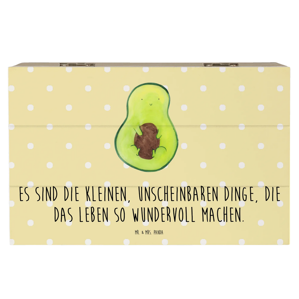 Holzkiste Avocado Kern Holzkiste, Kiste, Schatzkiste, Truhe, Schatulle, XXL, Erinnerungsbox, Erinnerungskiste, Dekokiste, Aufbewahrungsbox, Geschenkbox, Geschenkdose, Avocado, Veggie, Vegan, Gesund, Avokado, Avocadokern, Kern, Pflanze, Spruch Leben