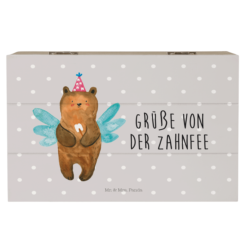 Holzkiste Zahnfee Bär Holzkiste, Kiste, Schatzkiste, Truhe, Schatulle, XXL, Erinnerungsbox, Erinnerungskiste, Dekokiste, Aufbewahrungsbox, Geschenkbox, Geschenkdose, Bär, Teddy, Teddybär, Zahnfee, Fee, Milchzahn, Erster Zahn