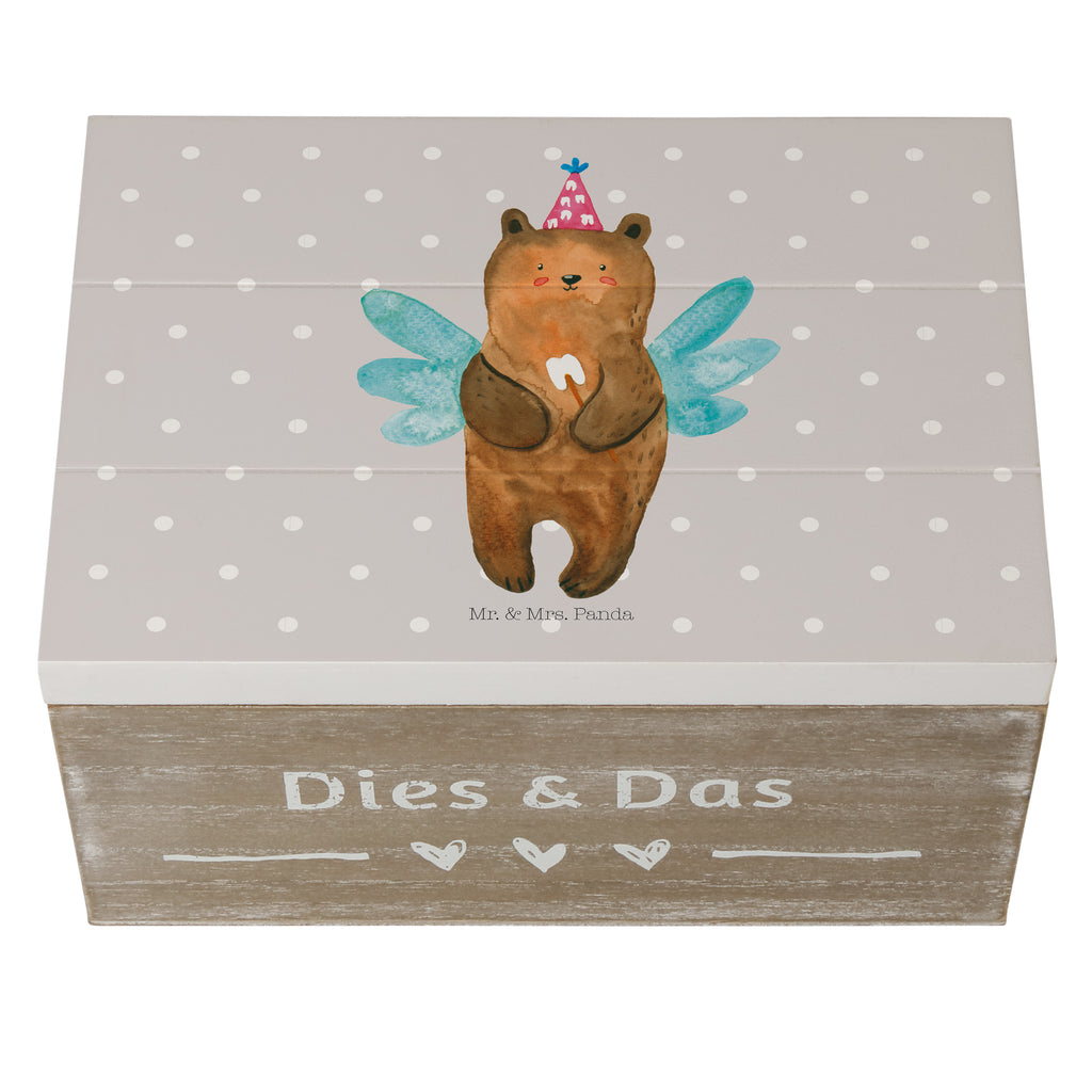 Holzkiste Zahnfee Bär Holzkiste, Kiste, Schatzkiste, Truhe, Schatulle, XXL, Erinnerungsbox, Erinnerungskiste, Dekokiste, Aufbewahrungsbox, Geschenkbox, Geschenkdose, Bär, Teddy, Teddybär, Zahnfee, Fee, Milchzahn, Erster Zahn