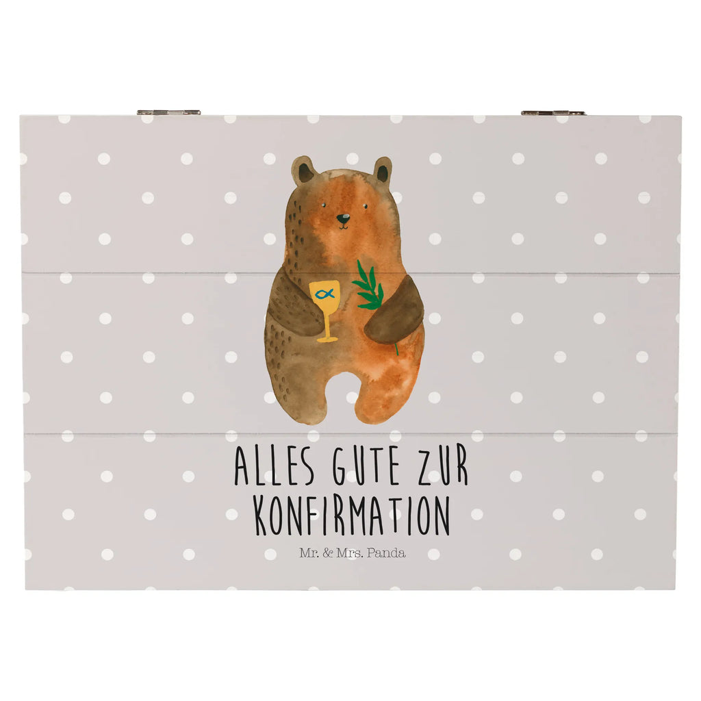 Holzkiste Bär Konfirmation Holzkiste, Kiste, Schatzkiste, Truhe, Schatulle, XXL, Erinnerungsbox, Erinnerungskiste, Dekokiste, Aufbewahrungsbox, Geschenkbox, Geschenkdose, Bär, Teddy, Teddybär, Konfirmation, Kirche, evangelisch, Gottesdienst