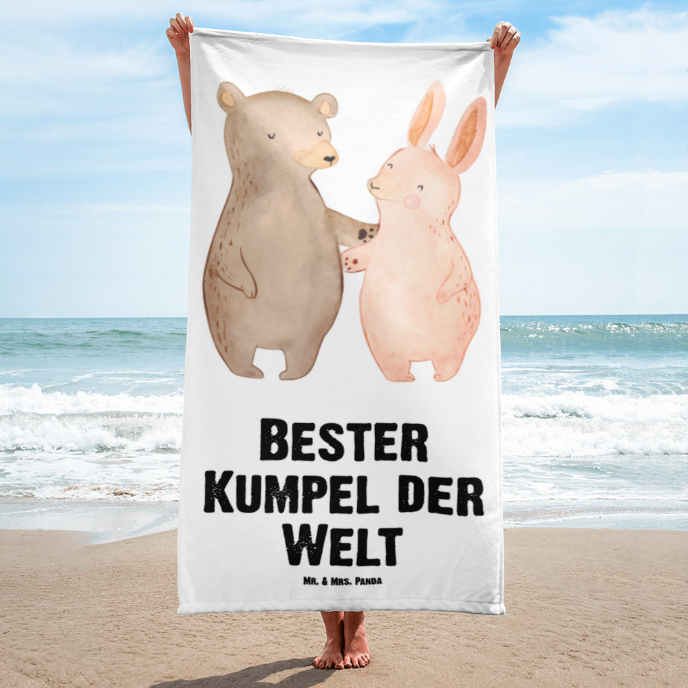 XL Badehandtuch Hase Bester Kumpel der Welt Handtuch, Badetuch, Duschtuch, Strandtuch, Saunatuch, für, Dankeschön, Geschenk, Schenken, Geburtstag, Geburtstagsgeschenk, Geschenkidee, Danke, Bedanken, Mitbringsel, Freude machen, Geschenktipp, Kumpel, Kumpane, bester Freund, Bro, Buddy, Kollege, best friends, Freundschaft, Liebster, Bester