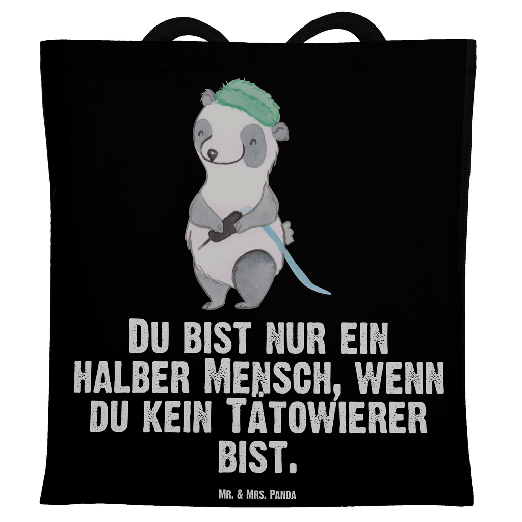 Tragetasche Tätowierer mit Herz Beuteltasche, Beutel, Einkaufstasche, Jutebeutel, Stoffbeutel, Tasche, Shopper, Umhängetasche, Strandtasche, Schultertasche, Stofftasche, Tragetasche, Badetasche, Jutetasche, Einkaufstüte, Laptoptasche, Beruf, Ausbildung, Jubiläum, Abschied, Rente, Kollege, Kollegin, Geschenk, Schenken, Arbeitskollege, Mitarbeiter, Firma, Danke, Dankeschön