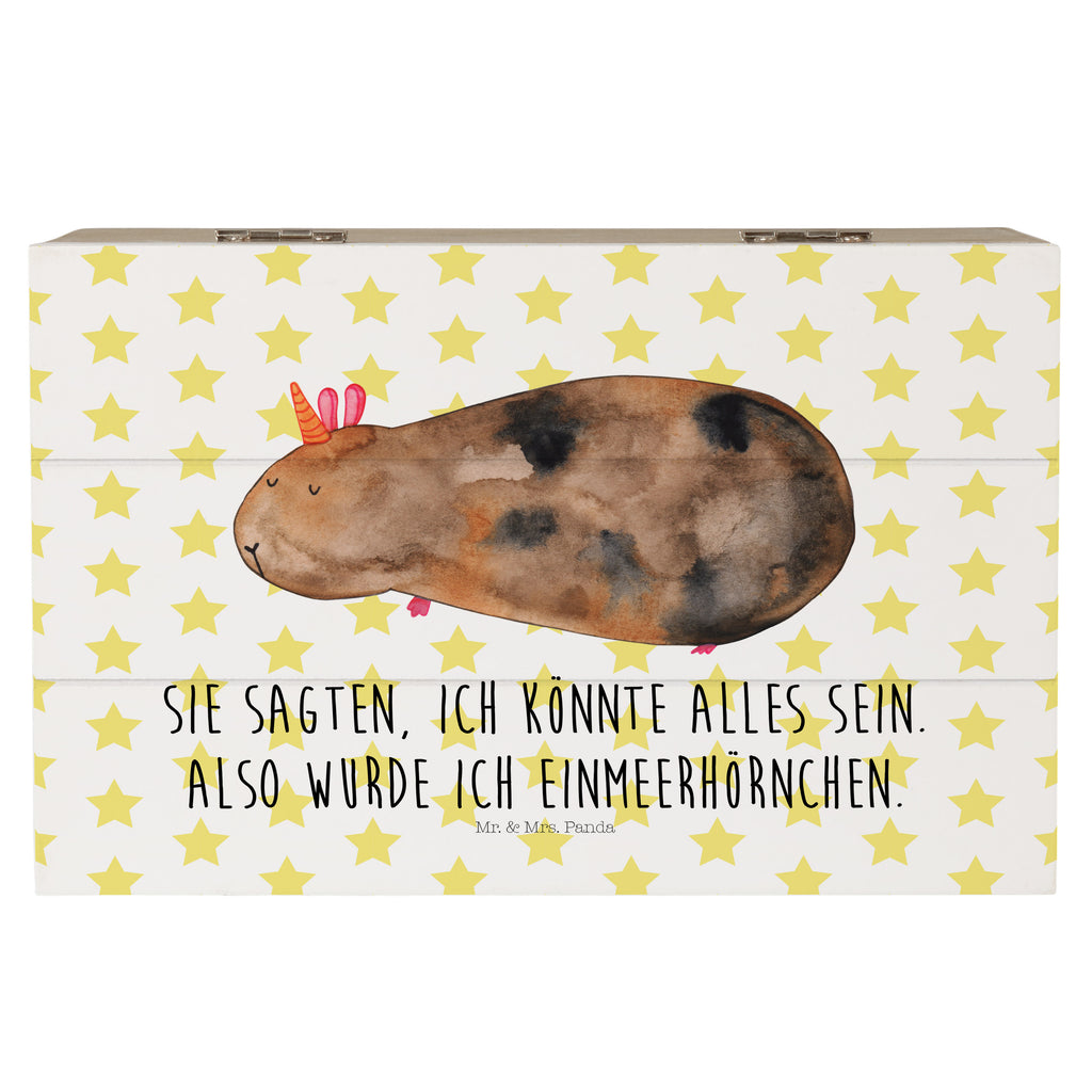 Holzkiste Einhorn Meerschweinchen Holzkiste, Kiste, Schatzkiste, Truhe, Schatulle, XXL, Erinnerungsbox, Erinnerungskiste, Dekokiste, Aufbewahrungsbox, Geschenkbox, Geschenkdose, Einhorn, Einhörner, Einhorn Deko, Pegasus, Unicorn, Meerhörnchen, Meericorn, Meerschwein, Meerschweinchen