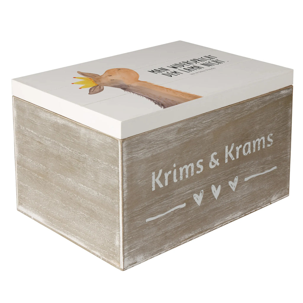 Holzkiste Lamakopf König Holzkiste, Kiste, Schatzkiste, Truhe, Schatulle, XXL, Erinnerungsbox, Erinnerungskiste, Dekokiste, Aufbewahrungsbox, Geschenkbox, Geschenkdose, Lama, Alpaka, Lamas, König, Königin, Freundin, Mama, Papa, Büro Kollege, Kollegin, Chef, Vorgesetzter, Abi, Abitur