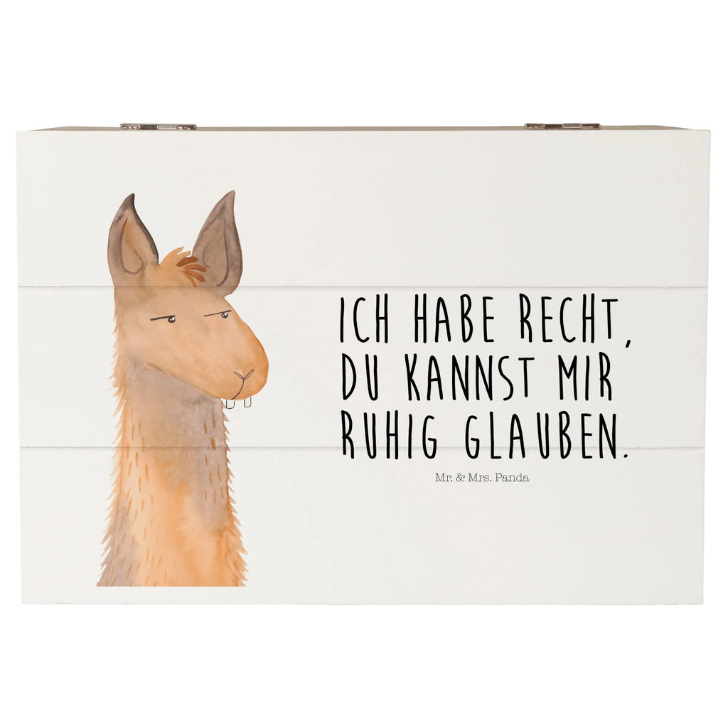 Holzkiste Lamakopf Genervt Holzkiste, Kiste, Schatzkiste, Truhe, Schatulle, XXL, Erinnerungsbox, Erinnerungskiste, Dekokiste, Aufbewahrungsbox, Geschenkbox, Geschenkdose, Lama, Alpaka, Lamas, Recht haben, genervt sein, Freundin, beste Freundin, Partnerin, Büro, Büroalltag, Chef, Chefin, Azubi