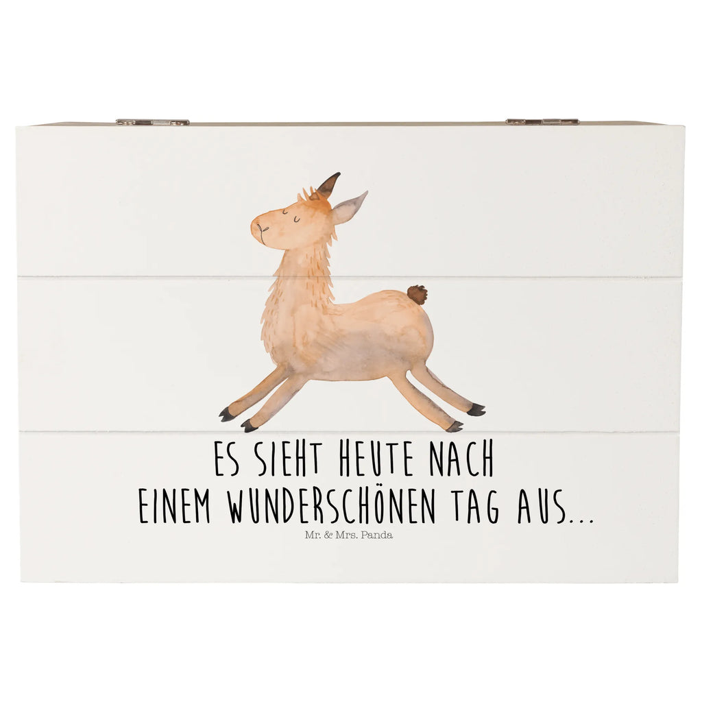 Holzkiste Lama Springen Holzkiste, Kiste, Schatzkiste, Truhe, Schatulle, XXL, Erinnerungsbox, Erinnerungskiste, Dekokiste, Aufbewahrungsbox, Geschenkbox, Geschenkdose, Lama, Alpaka, Lamas, Lieblingstag, Happy day, fröhlich, Glück, Freundin, Liebeskummer, Neustart, guten Morgen, Start, Prüfung, Abitur