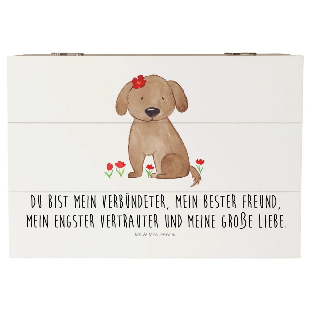 Holzkiste Hund Dame Holzkiste, Kiste, Schatzkiste, Truhe, Schatulle, XXL, Erinnerungsbox, Erinnerungskiste, Dekokiste, Aufbewahrungsbox, Geschenkbox, Geschenkdose, Hund, Hundemotiv, Haustier, Hunderasse, Tierliebhaber, Hundebesitzer, Sprüche, Hunde, Hundeliebe, Hundeglück, Liebe, Frauchen